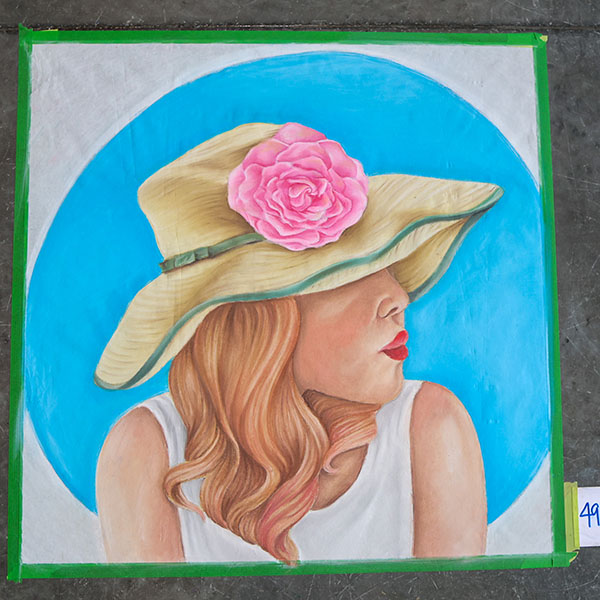 Lady with a Flower Hat