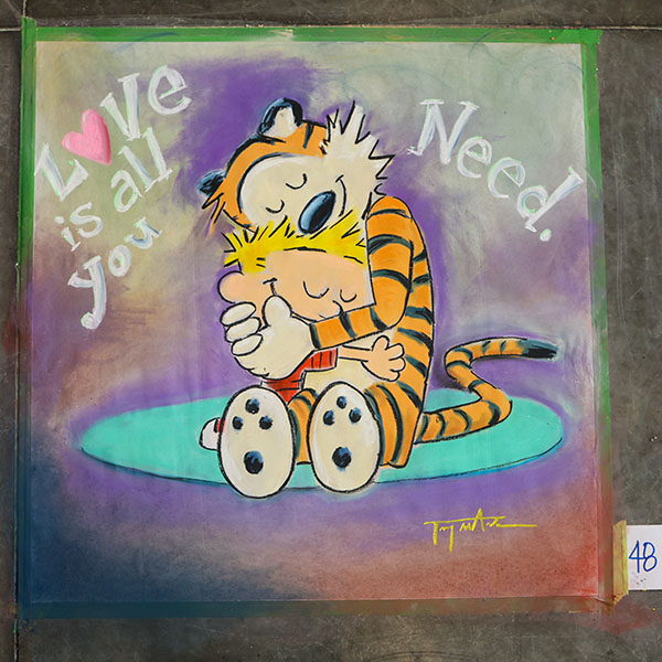 A Calvin & Hobbes Hug