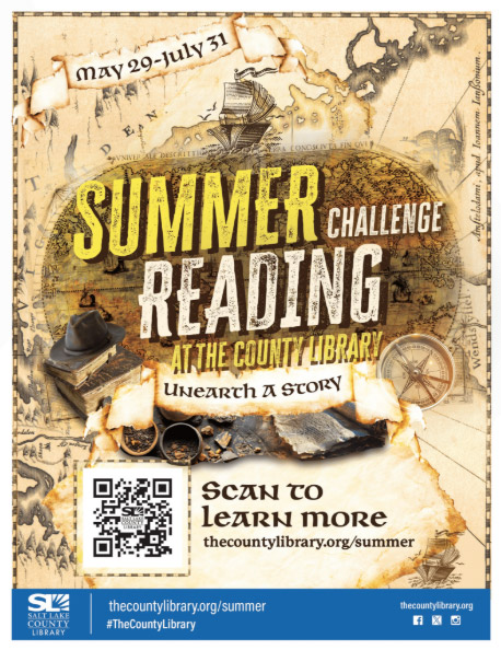 8.5x11 Promotional Poster with QR code in English