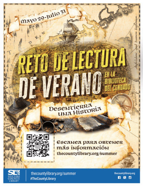 8.5x11 Promotional Poster with QR code in Spanish