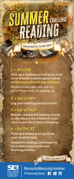 Promo Flyer in English, Trims to 8.5x3.66