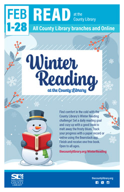 winter reading flyer