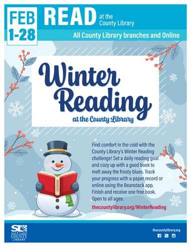 winter reading poster